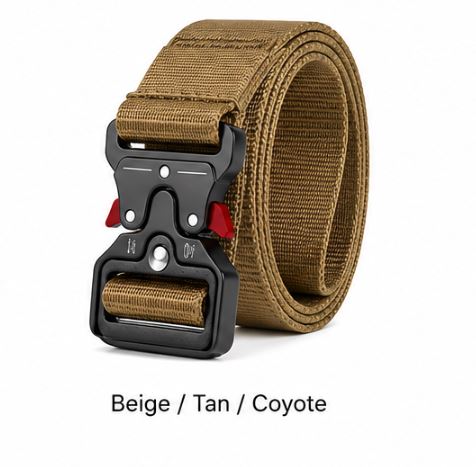 Ceinture tactique réglable à boucle rapide – Nylon renforcé