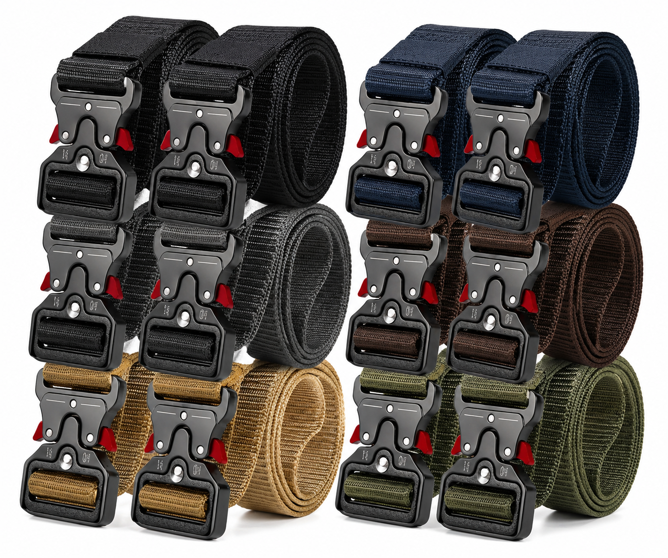 Ceinture tactique réglable à boucle rapide – Nylon renforcé