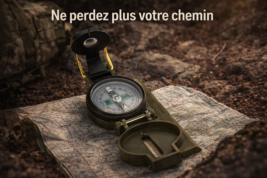 Boussole Militaire de Navigation – Camping, Randonnée et Survie