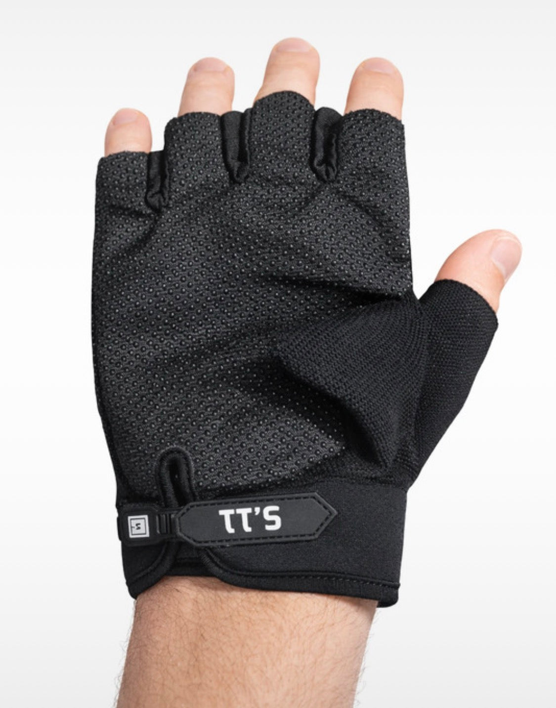 Gants mitaines antidérapants - noir