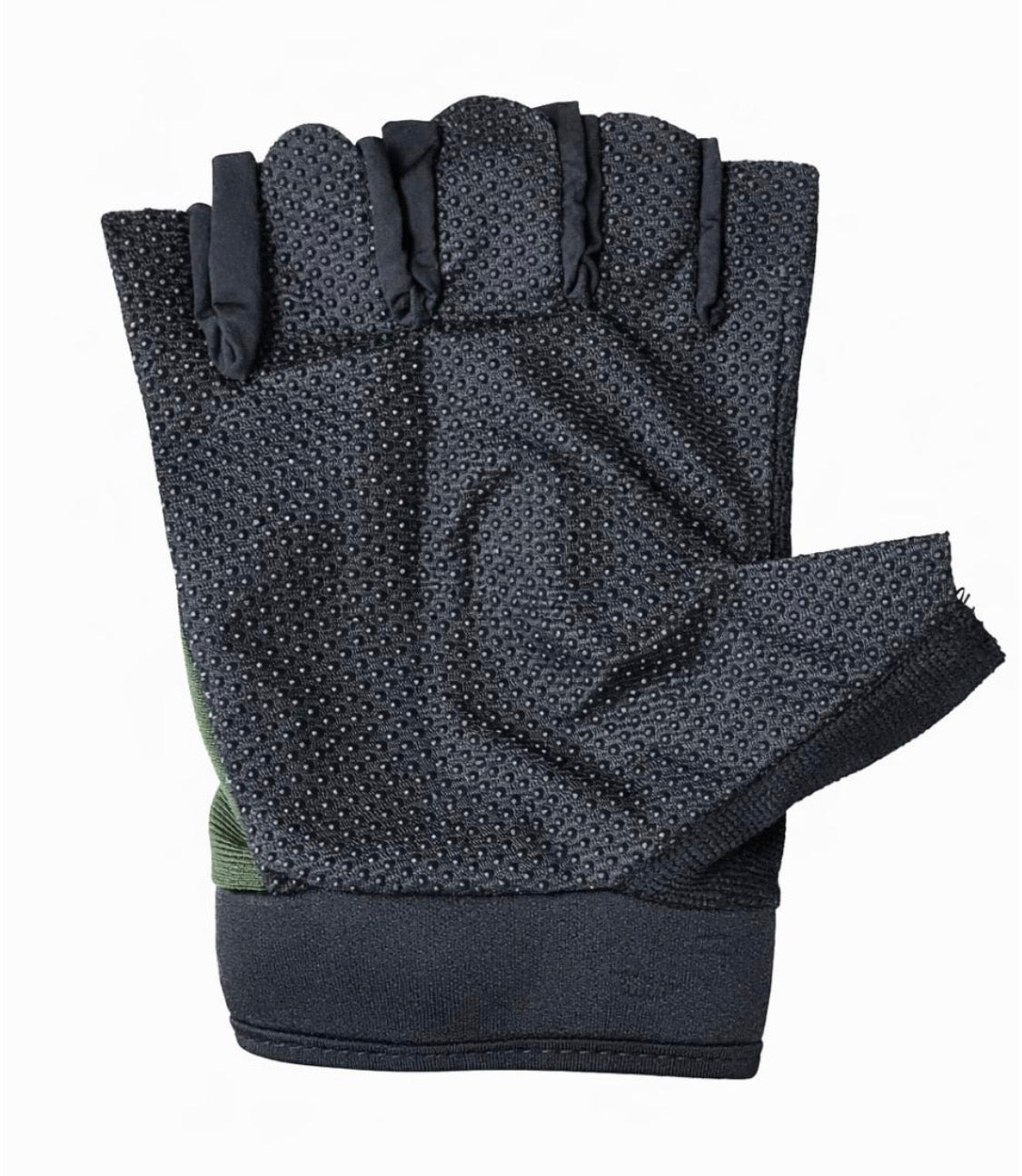 Gants mitaines antidérapants - vert
