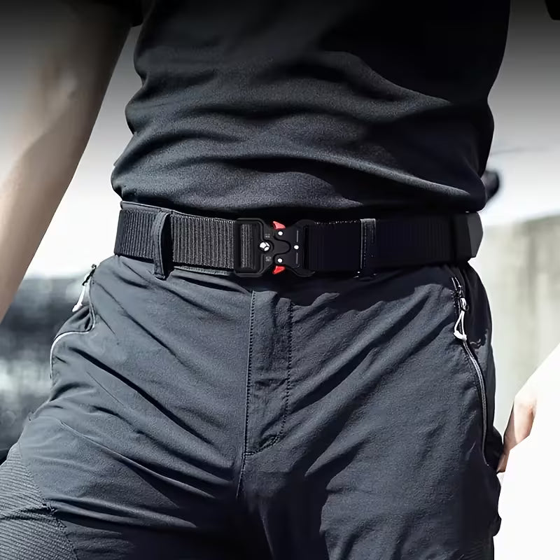 Ceinture tactique réglable à boucle rapide – Nylon renforcé