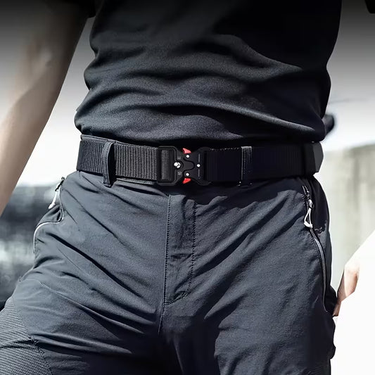 Ceinture tactique réglable à boucle rapide – Nylon renforcé