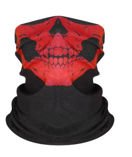 Tour de cou tête de mort respirant – Masque bandana multifonction sport & outdoor