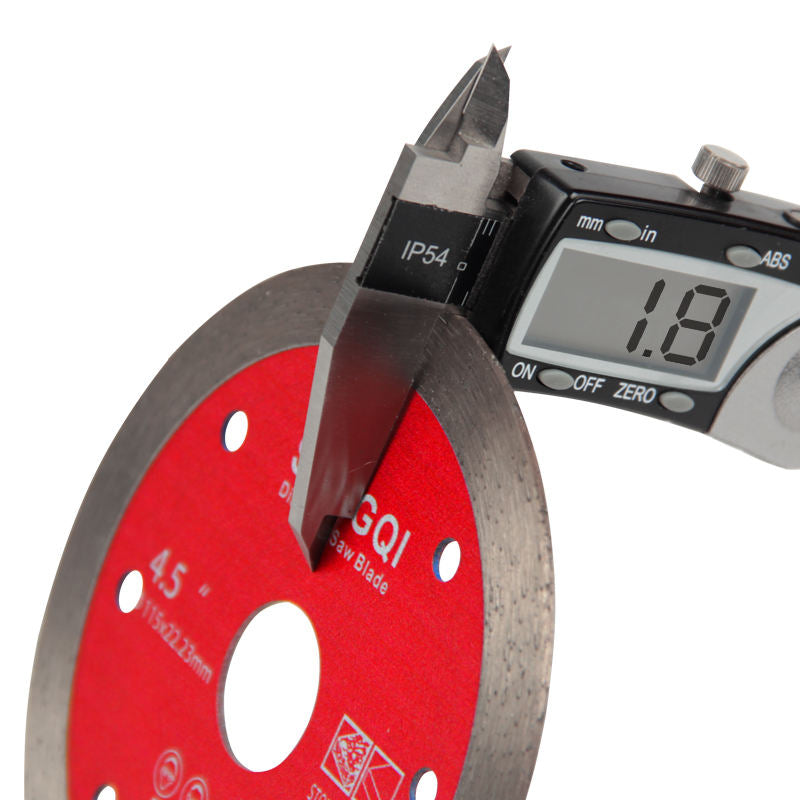2er-Pack Diamanttrennscheiben 115 mm, feiner Schnitt – Fliesen, Keramik, Marmor, Granit