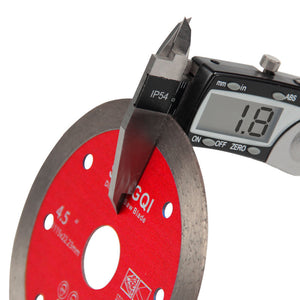 2er-Pack Diamanttrennscheiben 115 mm, feiner Schnitt – Fliesen, Keramik, Marmor, Granit